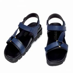 Costa Smeralda - Elevator Sandals In Full Grain Leather Up To 2 Inches