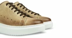 CURACAO - Elevator Sneakers In Full Grain Leather From 2.4 To 3.1 Inches -Guidomaggi Shop a13d6254 08
