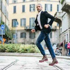 Jodhpur - Elevator Boots In Waxed Leather From 2.4 To 4 Inches -Guidomaggi Shop boots jodhpur