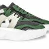 O'Neal - Elevator Sneakers In Leather/fabric Mix From 2.4 To 4 Inches -Guidomaggi Shop chunky sneakers 46