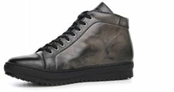Clapham - Elevator Sneakers In Full Grain Leather From 2.4 To 3.1 Inches -Guidomaggi Shop clapham scarpe con rialzo 3 1