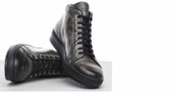 Clapham - Elevator Sneakers In Full Grain Leather From 2.4 To 3.1 Inches -Guidomaggi Shop clapham scarpe con rialzo 6 1