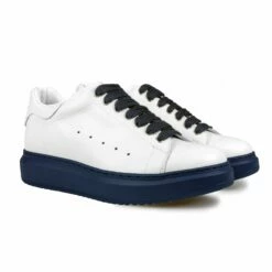 Ajax - Elevator Sneakers In Full Grain Leather From 2.4 To 3.1 Inches -Guidomaggi Shop dsc00413 web 38 1