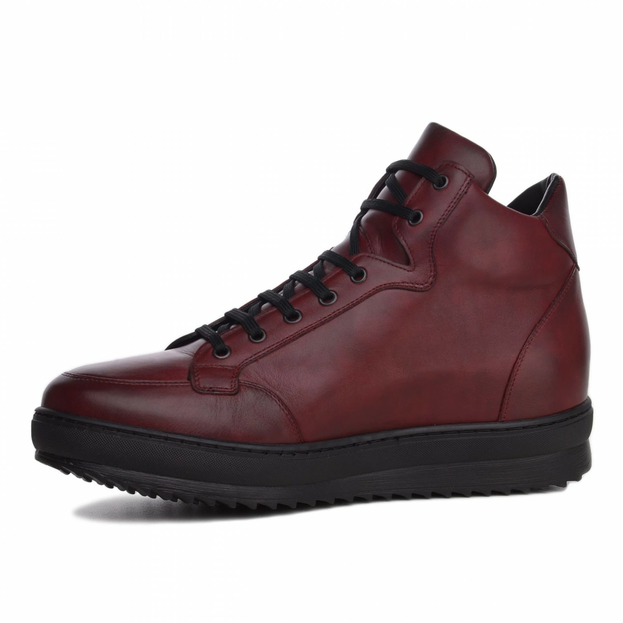 Rostov - Elevator Sneakers In Full Grain Leather From 2.4 To 4 Inches 5 Rostov - Elevator Sneakers In Full Grain Leather From 2.4 To 4 Inches - Image 3
