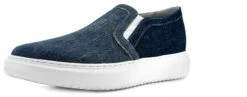 Alassio - Elevator Slip-Ons In Fabric Up To 2.6 Inches -Guidomaggi Shop elevated shoes alassio 3 1