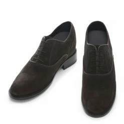 Urbino - Elevator Shoes In Suede Leather From 2.4 To 3.1 Inches -Guidomaggi Shop elevator dress shoes goodyear