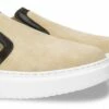 Bangkok - Elevator Slip-Ons In Leather/Fabric Up To 2.4 Inches -Guidomaggi Shop elevator shoes 1 42 4