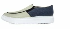Aire - Elevator Slip-Ons In Leather/fabric Mix Up To 2.4 Inches 9 Aire - Elevator Slip-Ons In Leather/fabric Mix Up To 2.4 Inches -Guidomaggi Shop elevator shoes 267