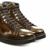 Juneau - Elevator Sneakers In Brushed Leather From 2.4 To 3.1 Inches 2 Juneau - Elevator Sneakers In Brushed Leather From 2.4 To 3.1 Inches -Guidomaggi Shop elevator shoes fvor men 1