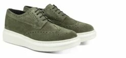 Campora - Elevator Shoes In Suede Leather From 2.4 To 3.1 Inches