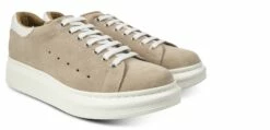 Alpine - Elevator Sneakers In Mix Of Leathers From 2.4 To 3.1 Inches