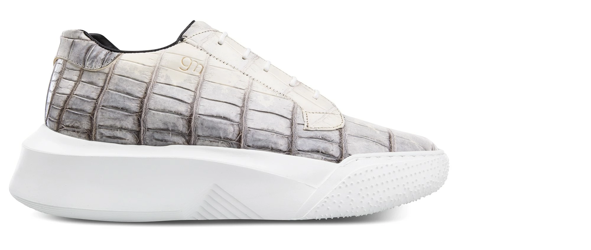 Paradiso - Elevator Sneakers In Alligator Leather From 2.4 To 4 Inches 4 Paradiso - Elevator Sneakers In Alligator Leather From 2.4 To 4 Inches - Image 2