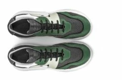 O'Neal - Elevator Sneakers In Leather/fabric Mix From 2.4 To 4 Inches -Guidomaggi Shop elevator sneakers 47 1