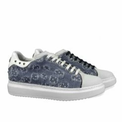 Star City - Elevator Sneakers In Mix Of Leathers From 2.4 To 3.1 Inches -Guidomaggi Shop elevator sneakers 5