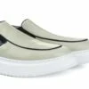 Aire - Elevator Slip-Ons In Leather/fabric Mix Up To 2.4 Inches 2 Aire - Elevator Slip-Ons In Leather/fabric Mix Up To 2.4 Inches -Guidomaggi Shop elevator sneakers 91