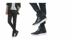 California - Elevator Sneakers In Mix Of Leathers From 2.4 To 4 Inches -Guidomaggi Shop elevator sneakers 94