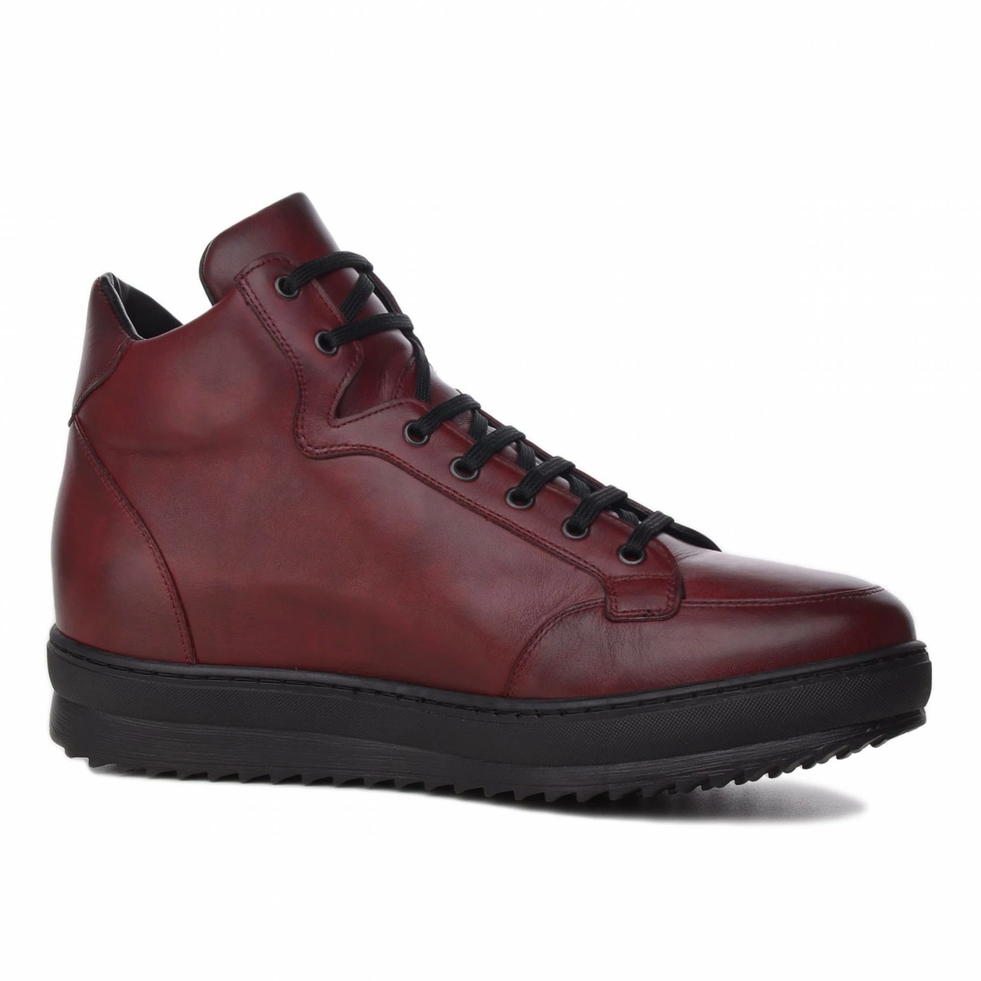 Rostov - Elevator Sneakers In Full Grain Leather From 2.4 To 4 Inches 4 Rostov - Elevator Sneakers In Full Grain Leather From 2.4 To 4 Inches - Image 2