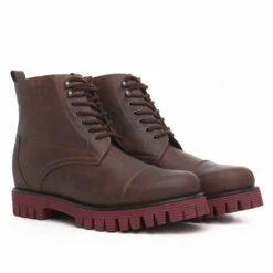 Jodhpur - Elevator Boots In Waxed Leather From 2.4 To 4 Inches -Guidomaggi Shop jodhpur taller shoes