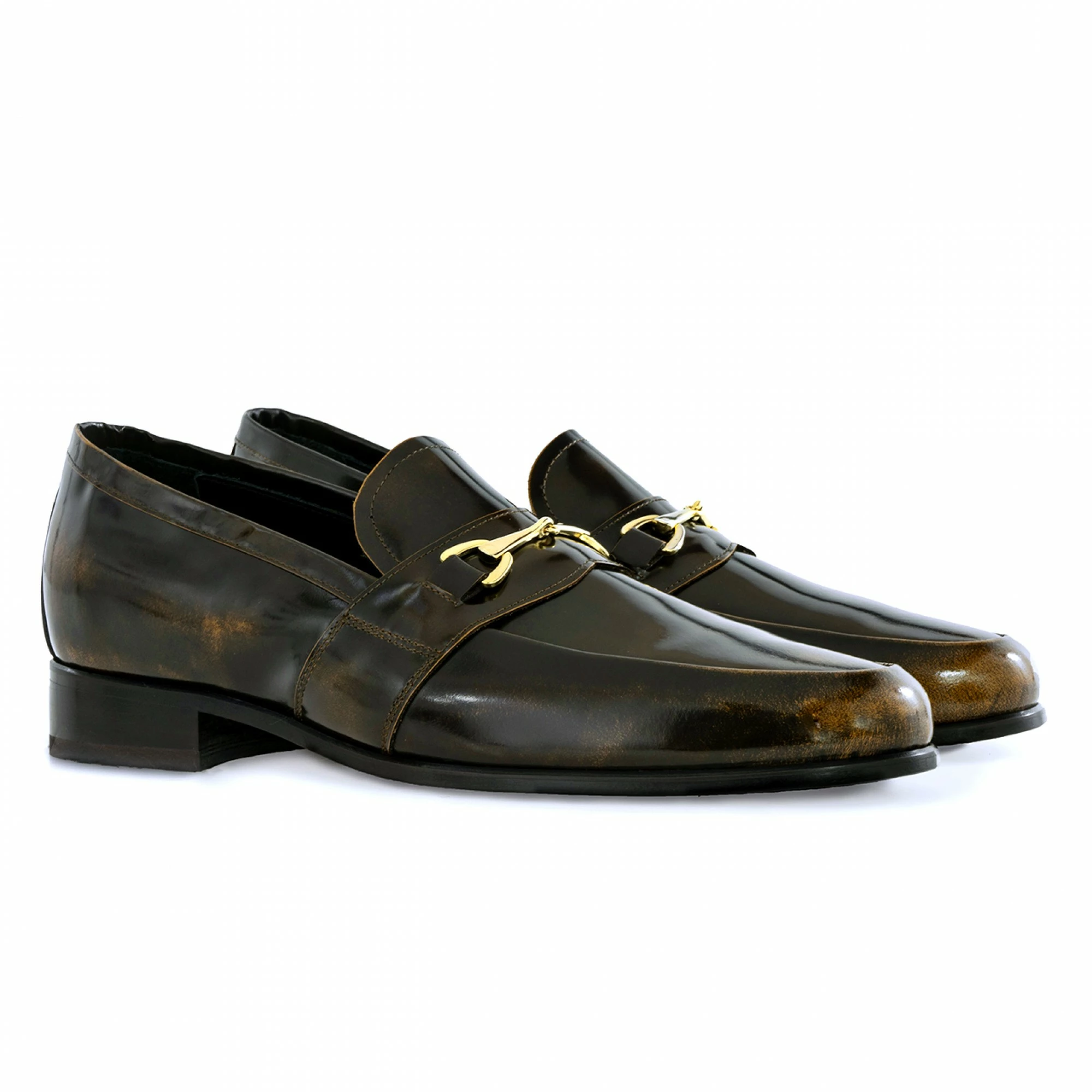 Lausanne - Elevator Loafers In Brushed Leather Up To 2.6 Inches 7 Lausanne - Elevator Loafers In Brushed Leather Up To 2.6 Inches - Image 5