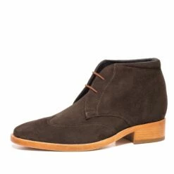 Murray - Elevator Boots In Suede Leather From 2.4 To 3.1 Inches -Guidomaggi Shop murray elevator ankle boots