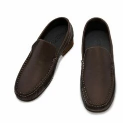 Portugal - Elevator Loafers In Full Grain Leather Up To 2.6 Inches