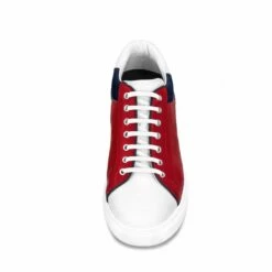 Karpathos - Elevator Sneakers In Leather/Fabric From 2.4 To 3.1 Inches 10 Karpathos - Elevator Sneakers In Leather/Fabric From 2.4 To 3.1 Inches -Guidomaggi Shop shoes that make you taller 36 2