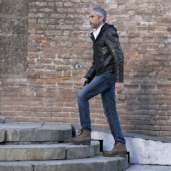 Tel Aviv - Elevator Boots In Full Grain Leather From 2.4 To 4 Inches