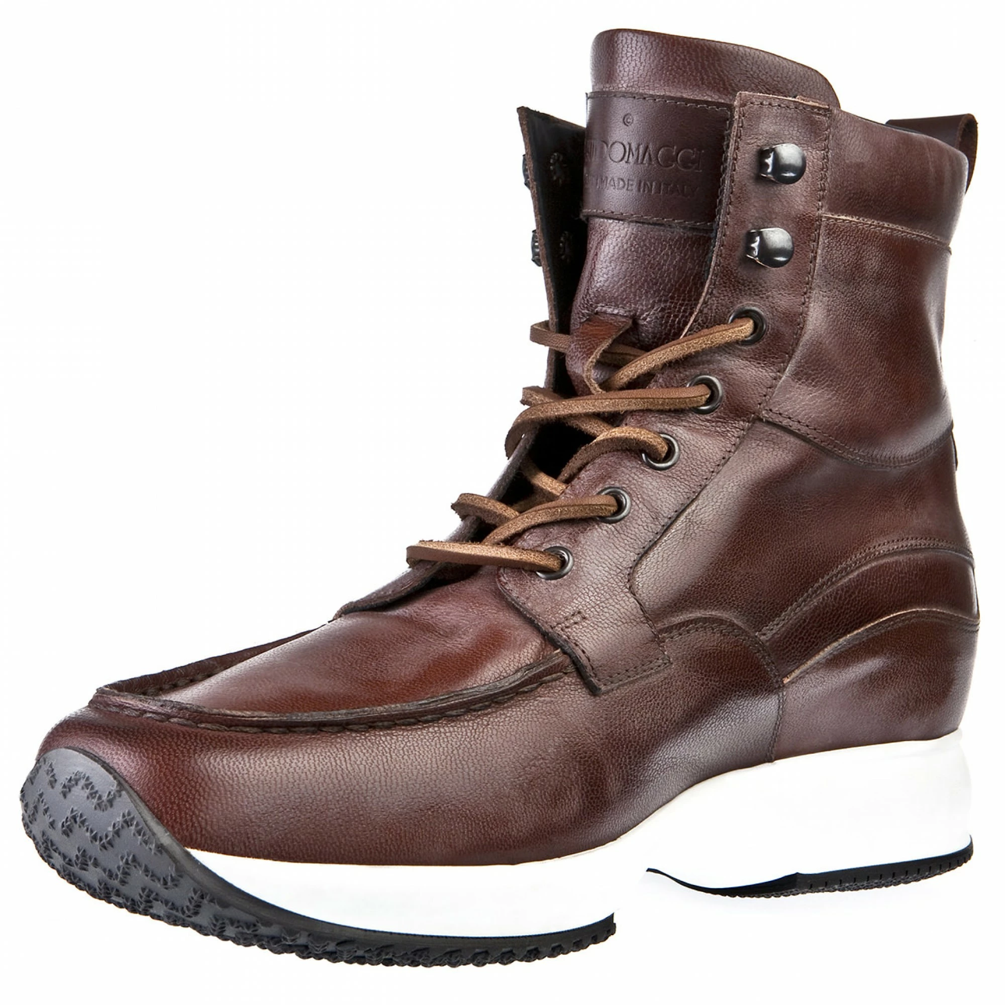 Stockholm - Elevator Sneakers In Full Grain Leather From 2.4 To 4 Inches 4 Stockholm - Elevator Sneakers In Full Grain Leather From 2.4 To 4 Inches - Image 2