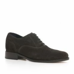 Urbino - Elevator Shoes In Suede Leather From 2.4 To 3.1 Inches