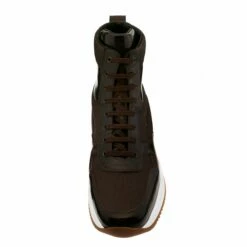 Uruguay - Elevator Sneakers In Leather/fabric Mix From 2.4 To 4 Inches -Guidomaggi Shop taller shoes guidomaggi
