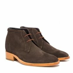 Murray - Elevator Boots In Suede Leather From 2.4 To 3.1 Inches -Guidomaggi Shop taller shoes murray