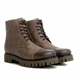 Tel Aviv - Elevator Boots In Full Grain Leather From 2.4 To 4 Inches -Guidomaggi Shop tel aviv elevate shoes 1