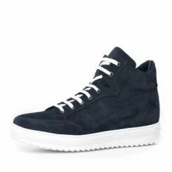 Wyoming - Elevator Sneakers In Suede Leather From 2.4 To 4 Inches -Guidomaggi Shop wyoming tall men shoes